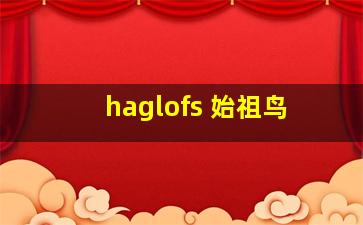 haglofs 始祖鸟